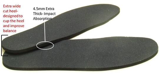 Super Sports Impact Absorber insoles (4.5mm)